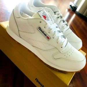 White Classic Leather Reebok Sneakers